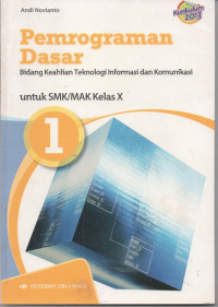 Image of Pemprograman Dasar Kelas X Jilid 1