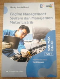 Image of Engine Management System dan Manajemen Motor Listrik SMK/MAK Kelas XII